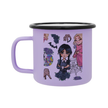 Wednesday and Enid Sinclair, Κούπα Μεταλλική εμαγιέ ΜΑΤ Light Pastel Purple 360ml