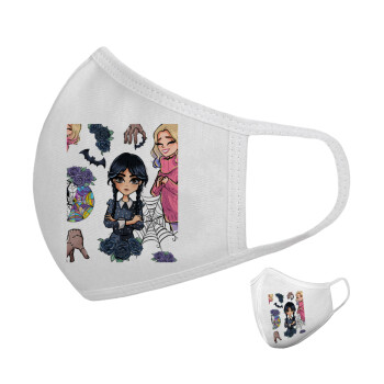 Wednesday and Enid Sinclair, Μάσκα υφασμάτινη υψηλής άνεσης παιδική (Δώρο πλαστική θήκη)