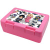Children's cookie container PINK 185x128x65mm (BPA free plastic)
