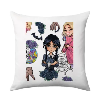 Wednesday and Enid Sinclair, Μαξιλάρι καναπέ 40x40cm περιέχεται το  γέμισμα