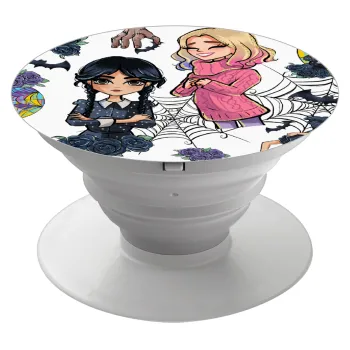 Wednesday and Enid Sinclair, Phone Holders Stand  Λευκό Βάση Στήριξης Κινητού στο Χέρι