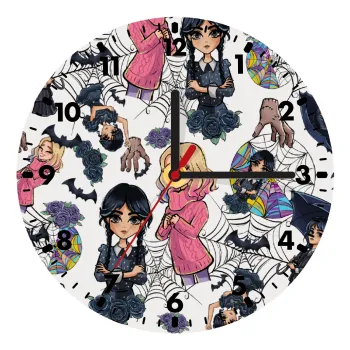 Wednesday and Enid Sinclair, Ρολόι τοίχου ξύλινο (20cm)