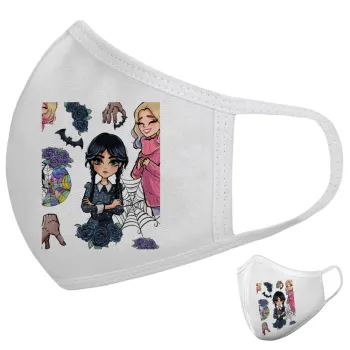 Wednesday and Enid Sinclair, Μάσκα υφασμάτινη υψηλής άνεσης παιδική (Δώρο πλαστική θήκη)
