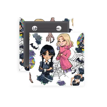 Wednesday and Enid Sinclair, Κονκάρδα παραμάνα τετράγωνη 5x5cm