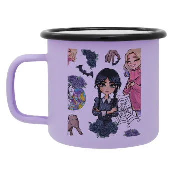 Wednesday and Enid Sinclair, Κούπα Μεταλλική εμαγιέ ΜΑΤ Light Pastel Purple 360ml