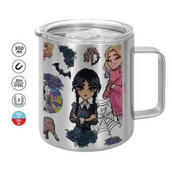 Wednesday and Enid Sinclair, Mug Stainless steel double wall 300ml