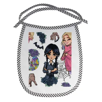 Wednesday and Enid Sinclair, Σαλιάρα μωρού αλέκιαστη με κορδόνι Μαύρη