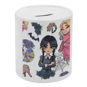 Wednesday and Enid Sinclair, Κουμπαράς πορσελάνης με τάπα