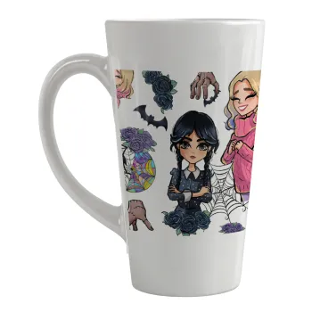 Wednesday and Enid Sinclair, Κούπα κωνική Latte Μεγάλη, κεραμική, 450ml