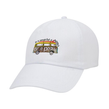 Outerbanks Pogue Life, Καπέλο Baseball Λευκό (5-φύλλο, unisex)
