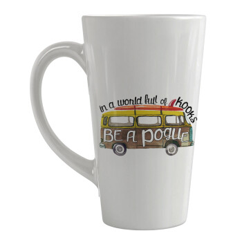 Outerbanks Pogue Life, Κούπα κωνική Latte Μεγάλη, κεραμική, 450ml