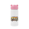 Pink stainless steel thermal flask, 320ml