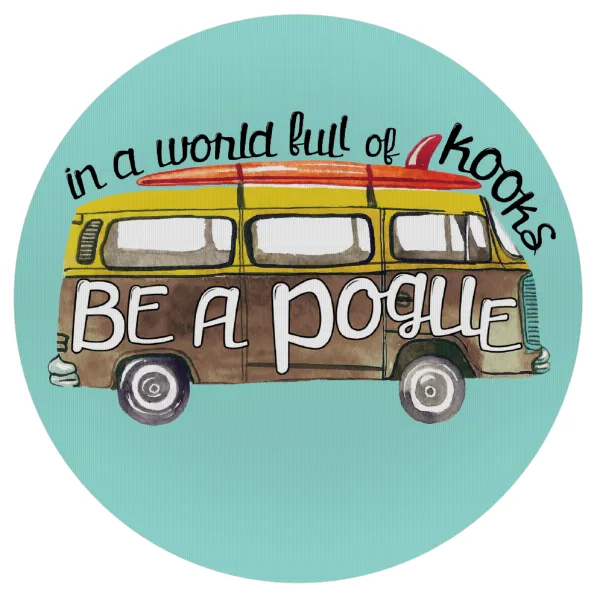 Outerbanks Pogue Life — Mousepad Στρογγυλό 20cm