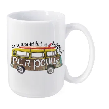 Outerbanks Pogue Life, Κούπα Mega, κεραμική, 450ml