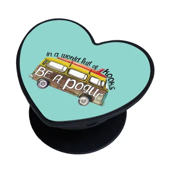 Outerbanks Pogue Life, Phone Holders Stand  καρδιά Μαύρο Βάση Στήριξης Κινητού στο Χέρι