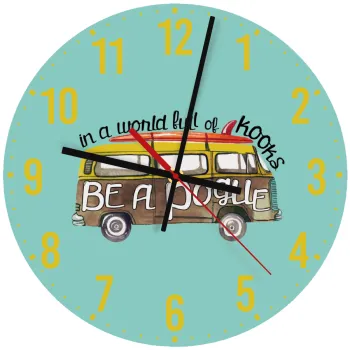 Outerbanks Pogue Life, Ρολόι τοίχου ξύλινο (30cm)