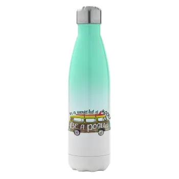 Outerbanks Pogue Life, Metal mug thermos Green/White (Stainless steel), double wall, 500ml