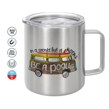 Outerbanks Pogue Life, Mug Stainless steel double wall 300ml