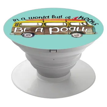 Outerbanks Pogue Life, Phone Holders Stand  White Hand-held Mobile Phone Holder