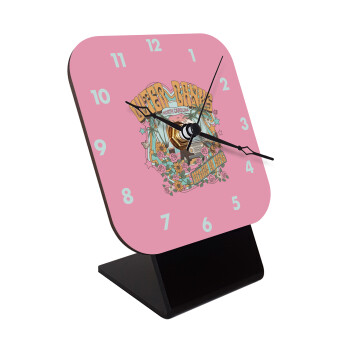 Outerbanks paradise on earth, Quartz Wooden table clock with hands (10cm)