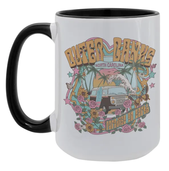 Outerbanks paradise on earth — Mega 15oz Μαύρη