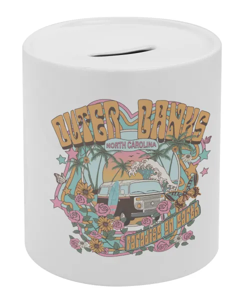 Outerbanks paradise on earth — Κουμπαράς πορσελάνης με τάπα
