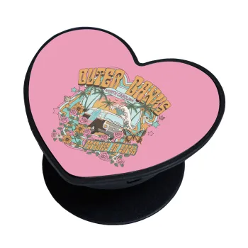 Outerbanks paradise on earth, Phone Holders Stand  καρδιά Μαύρο Βάση Στήριξης Κινητού στο Χέρι