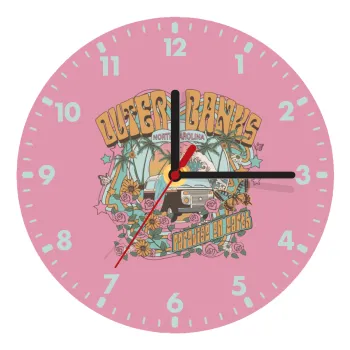 Outerbanks paradise on earth, Ρολόι τοίχου ξύλινο (20cm)