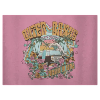 Outerbanks paradise on earth, Επιφάνεια κοπής γυάλινη (38x28cm)