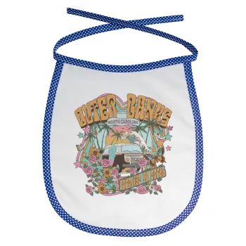 Outerbanks paradise on earth, Σαλιάρα μωρού αλέκιαστη με κορδόνι Μπλε