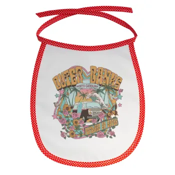 Outerbanks paradise on earth, Σαλιάρα μωρού αλέκιαστη με κορδόνι Κόκκινη