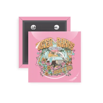 Outerbanks paradise on earth, Κονκάρδα παραμάνα τετράγωνη 5x5cm