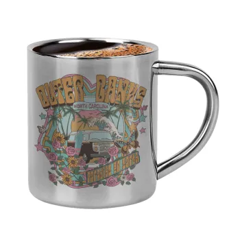 Outerbanks paradise on earth, Κουπάκι μεταλλικό διπλού τοιχώματος για espresso (220ml)