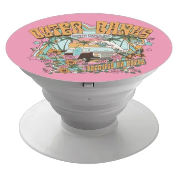 Outerbanks paradise on earth, Phone Holders Stand  White Hand-held Mobile Phone Holder