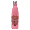 Μεταλλικό παγούρι θερμός Ροζ Ματ (Stainless steel), διπλού τοιχώματος, 500ml