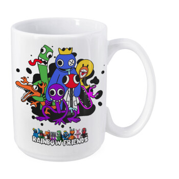 Rainbow friends, Κούπα Mega, κεραμική, 450ml