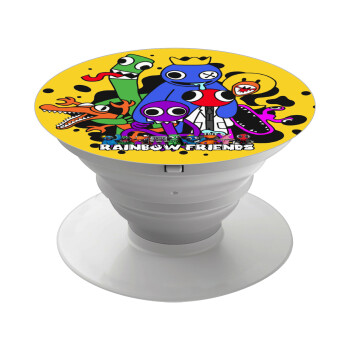 Rainbow friends, Phone Holders Stand  White Hand-held Mobile Phone Holder