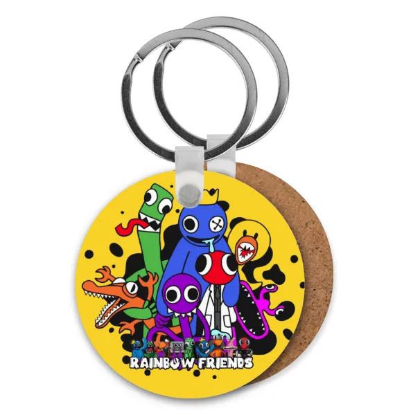 Rainbow friends — Ξύλινο στρογγυλό