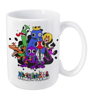 Rainbow friends, Κούπα Mega, κεραμική, 450ml