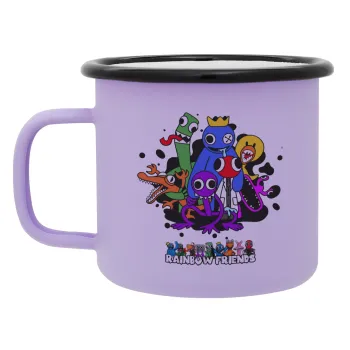 Rainbow friends, Κούπα Μεταλλική εμαγιέ ΜΑΤ Light Pastel Purple 360ml