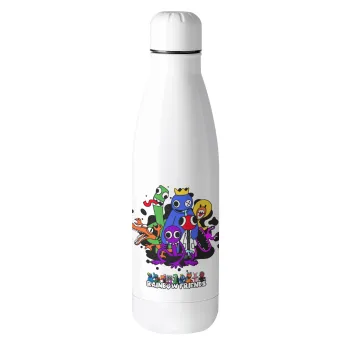 Rainbow friends, Μεταλλικό παγούρι θερμός (Stainless steel), 500ml