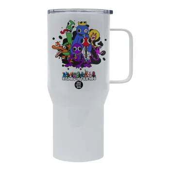 Rainbow friends, Tumbler με καπάκι, διπλού τοιχώματος (θερμό) 750L
