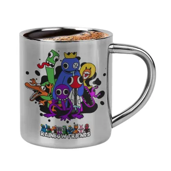 Rainbow friends, Κουπάκι μεταλλικό διπλού τοιχώματος για espresso (220ml)