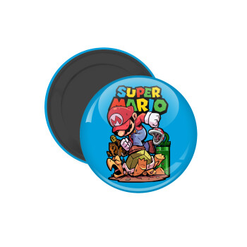 Super mario Jump, Μαγνητάκι ψυγείου στρογγυλό διάστασης 5cm