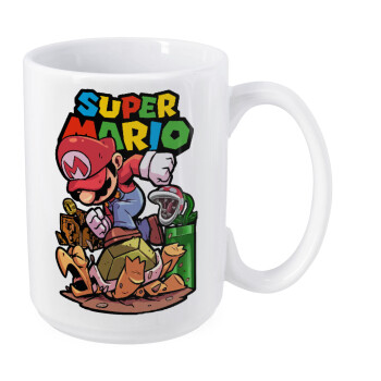 Super mario Jump, Κούπα Mega, κεραμική, 450ml
