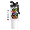 Mega Stainless steel Tumbler with lid, double wall 1,2L