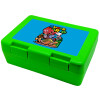 Children's cookie container GREEN 185x128x65mm (BPA free plastic)