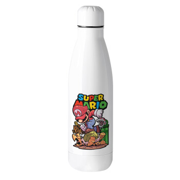 Super mario Jump, Metal mug thermos (Stainless steel), 500ml