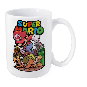 Super mario Jump, Κούπα Mega, κεραμική, 450ml