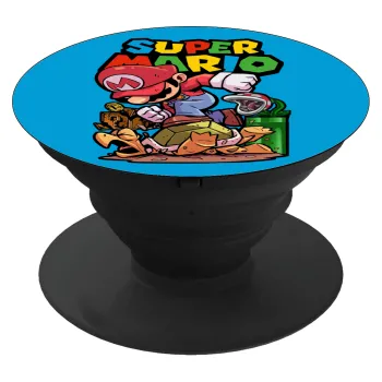 Super mario Jump, Phone Holders Stand  Μαύρο Βάση Στήριξης Κινητού στο Χέρι